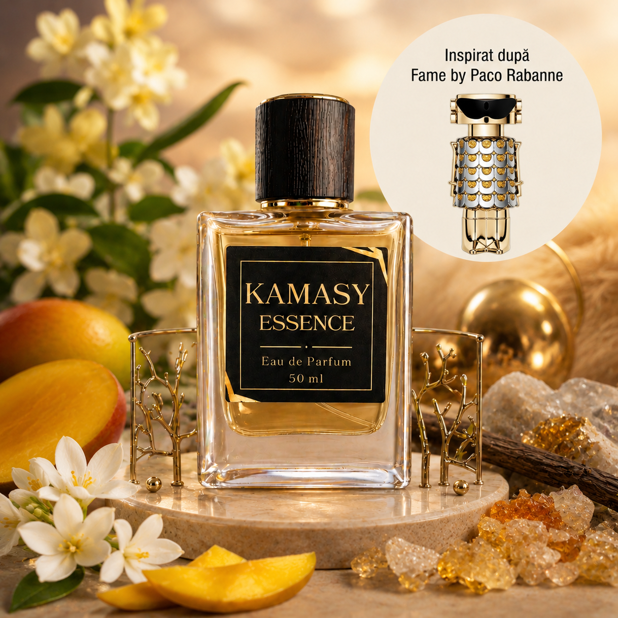 Nr. 44 - Fame by Paco Rabane Parfum Kamasy Essence Nr. 44 | Note comune cu Fame by Paco Rabanne - imagine 1